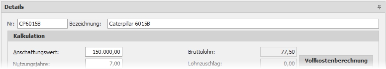 Kopfbereich des Details