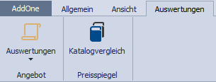 Abbildung 45: Funktion "Katalogvergleich" im Kalkulationseditor
