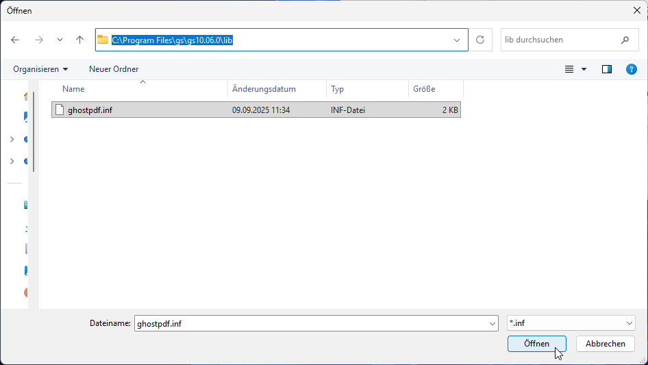 Ghostscript-Drucker-Installation-Druckertreiber-Pfadwahl