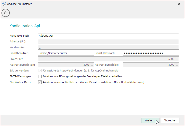 Mailqueue_Api-Installer_Konfiguration