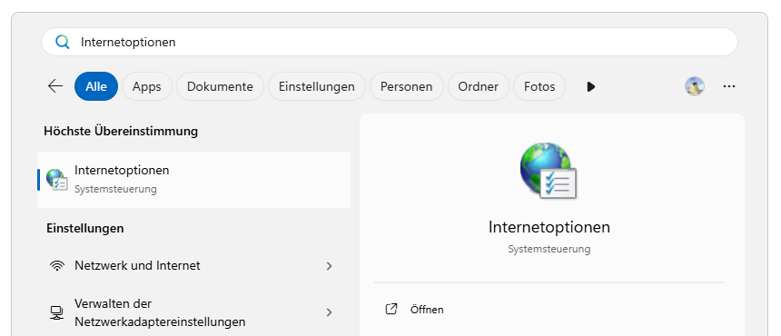 Startmenue_Internetoptionen