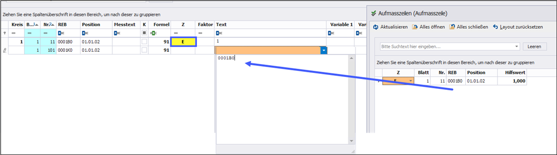 039ZeilenReferenzieren