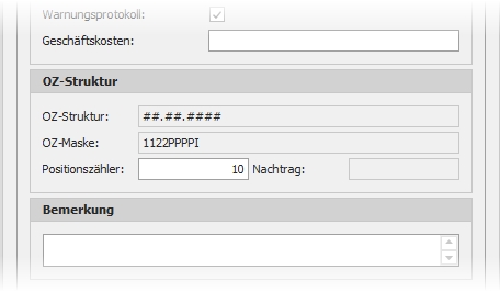 Detail mit Gruppe "OZ-Struktur"