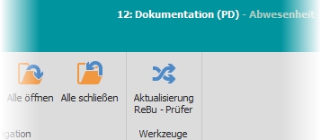Multifunktionsleiste "Allgemein" Multifunktionsleiste "Allgemein"