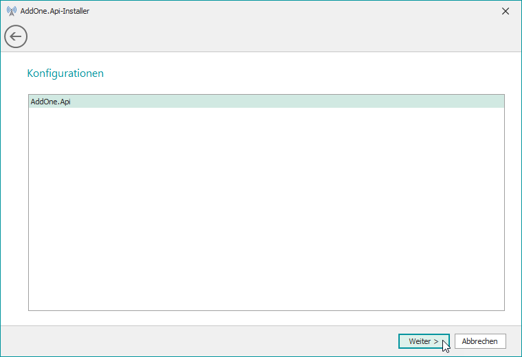 AddOne.Api_Update_Installer_Konfiguration
