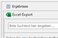 Abbildung 34: Excel-Export in Script-Ergebnissen Abbildung 34: Excel-Export in Script-Ergebnissen