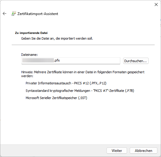 API_Installation_SSLZertifikat_Importieren_PfxAuswahl