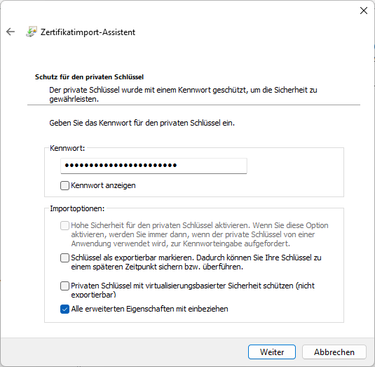 API_Installation_SSLZertifikat_Importieren_PW