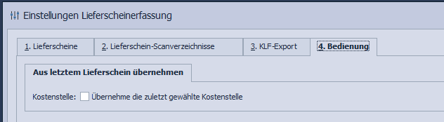 Abbildung 64: Neue Einstellung