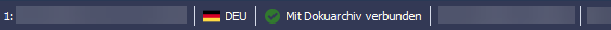 Abbildung 28: Dokumentenarchiv wurde eingerichtet