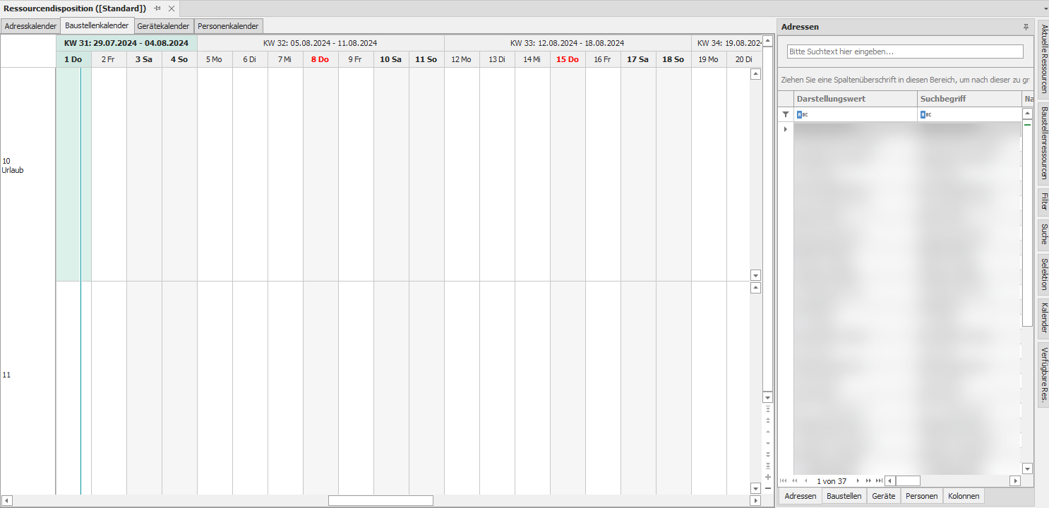 Neues Standardlayout