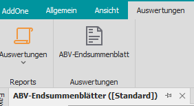 Neuer Button "ABV-Ensummenblatt"