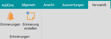 Erinnerung per Ribbon Erinnerung per Ribbon
