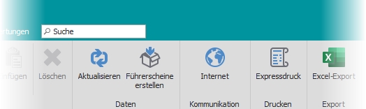 Multifunktionsleiste "Allgemein"