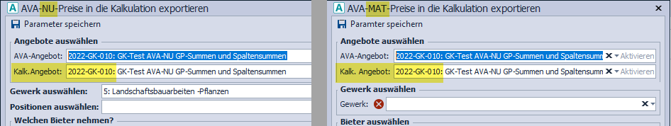 Abbildung 45: Anzeige der Angebotsnummer