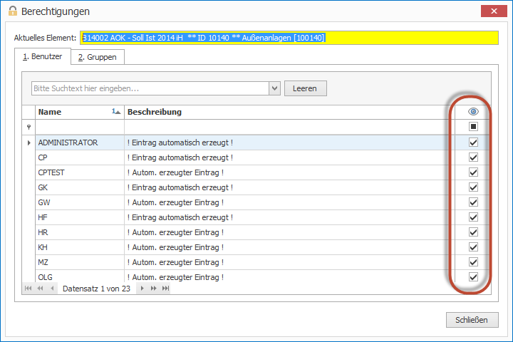 57 - Berechtigung Dokument&nbsp;