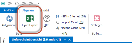 Abb. 8 - Excel-Export Abb. 8 - Excel-Export