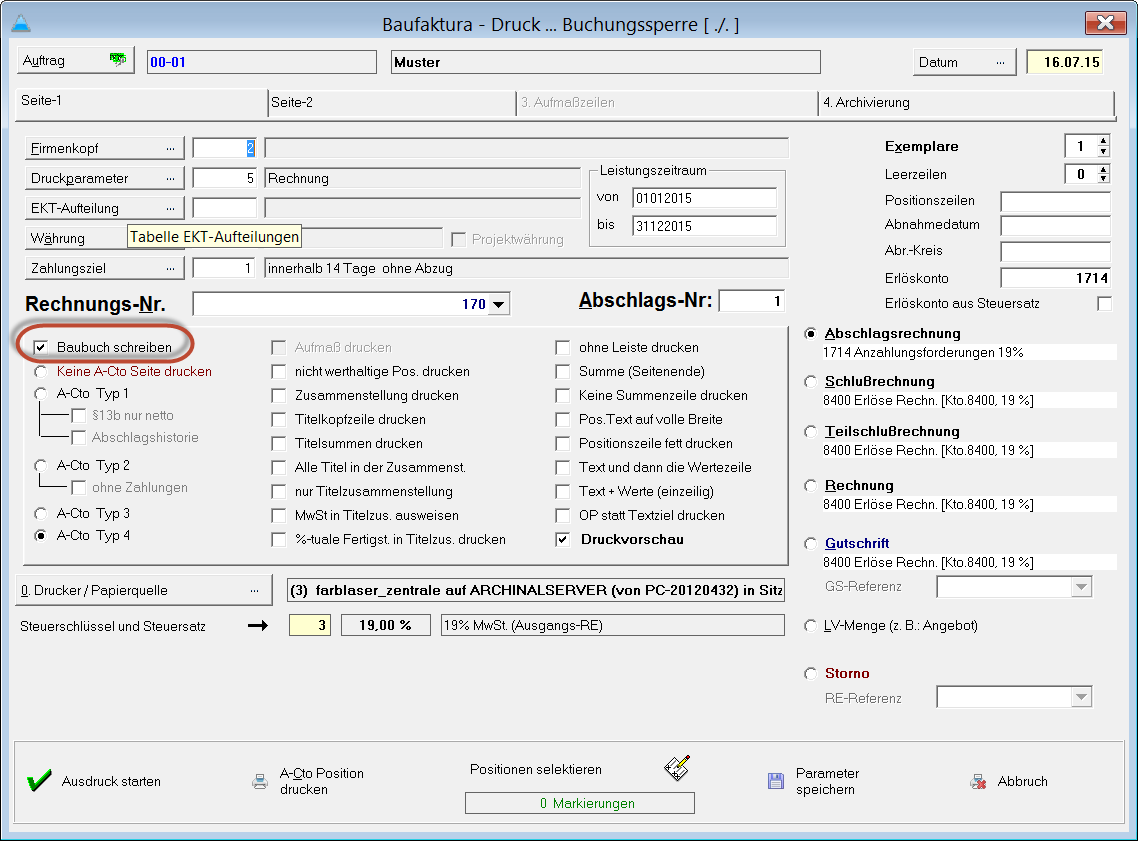 Abb. 45 - Baubuch schreiben Abb. 45 - Baubuch schreiben