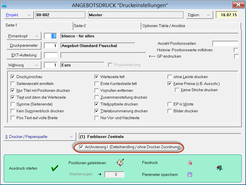 Abb. 42 - Angebotsdruck Abb. 42 - Angebotsdruck