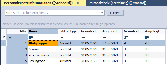 16_0 Personalzusatzinformationen