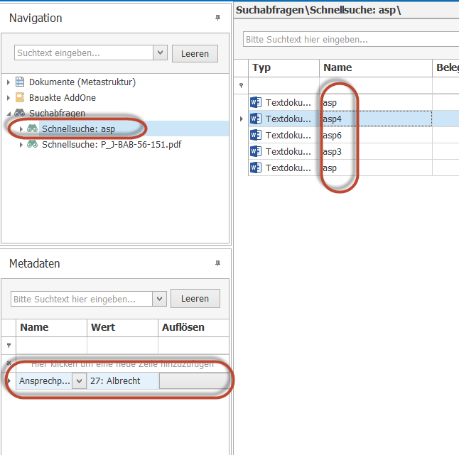 Abb. 36 - Schnellsuche Abb. 36 - Schnellsuche