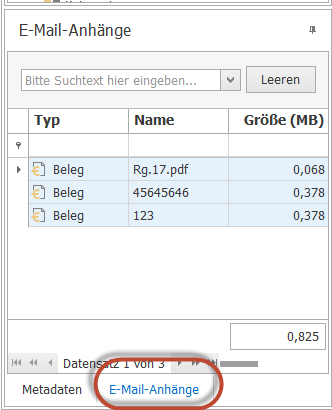 Abb. 10 - E-Mail-Anhänge