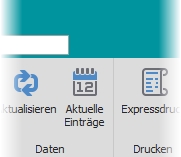 Multifunktionsleiste "Allgemein"