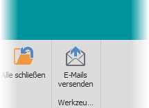Schalter "E-Mails versenden"