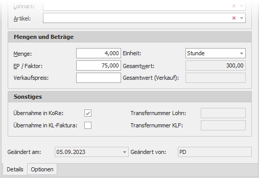 Gruppe "Mengen und Beträge"