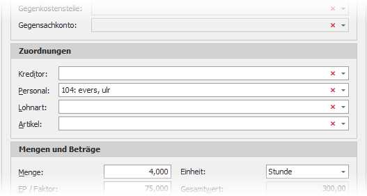 Gruppe "Zuordnungen"