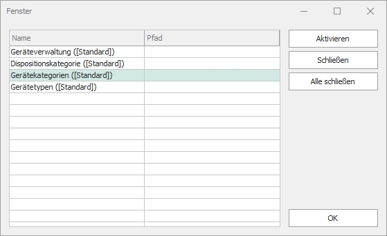 Dialog "Fenster" Dialog "Fenster"