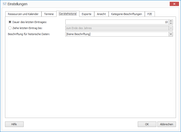 Optionen_Geraetehistorie