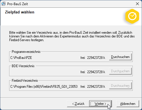 Personalzeiterfassung_Update_Installation_Zielpfad
