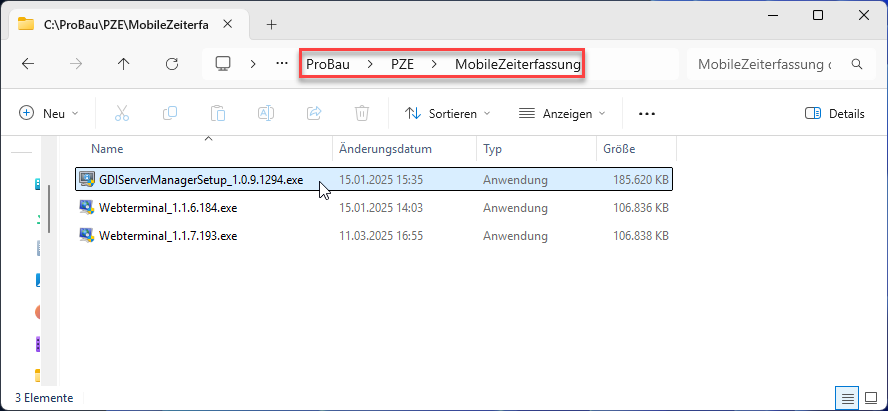 Personalzeiterfassung_Update_Server_Manager_Anwendung