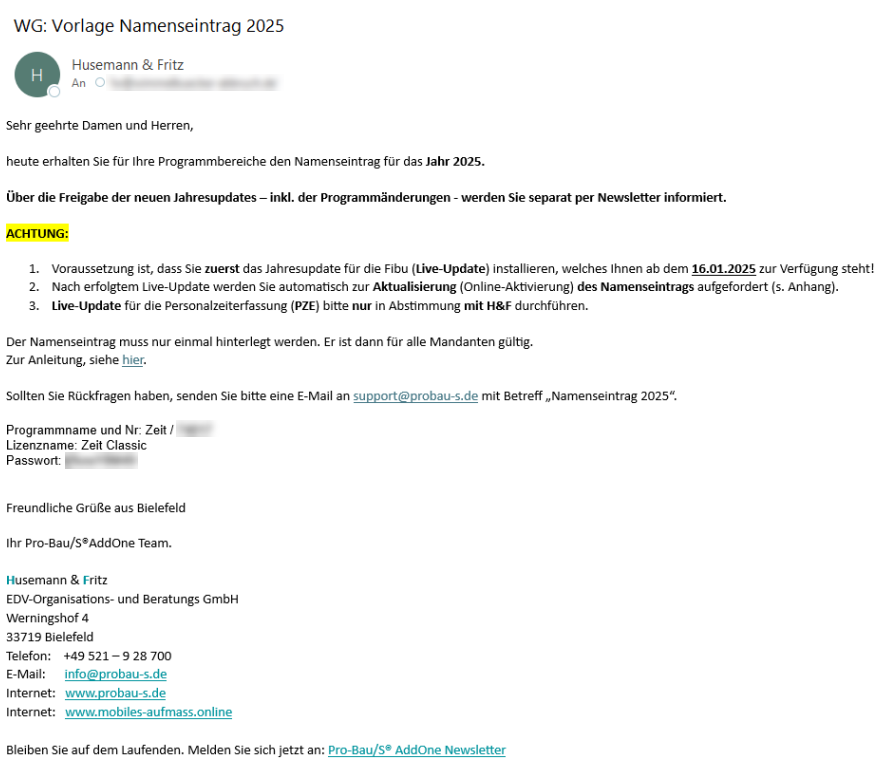 Personalzeiterfassung_Update_Vorbereitung_E-Mail