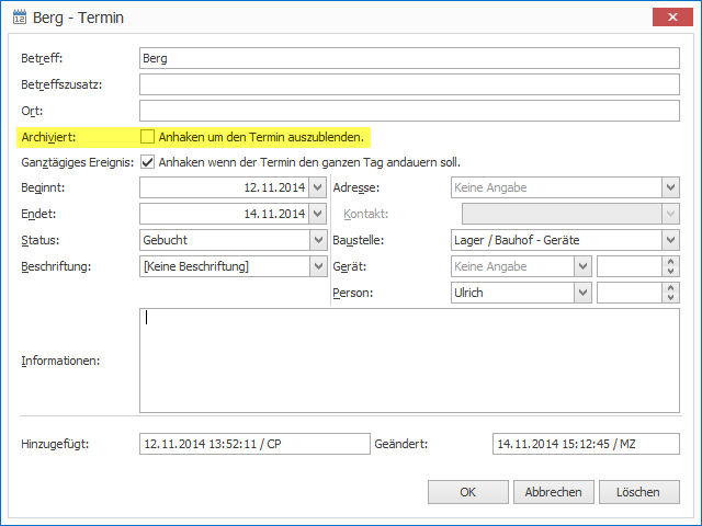 Termine_archivieren