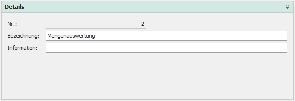 Detail "Zeilenfilter"