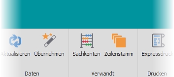 Multifunktionsleiste "Allgemein"